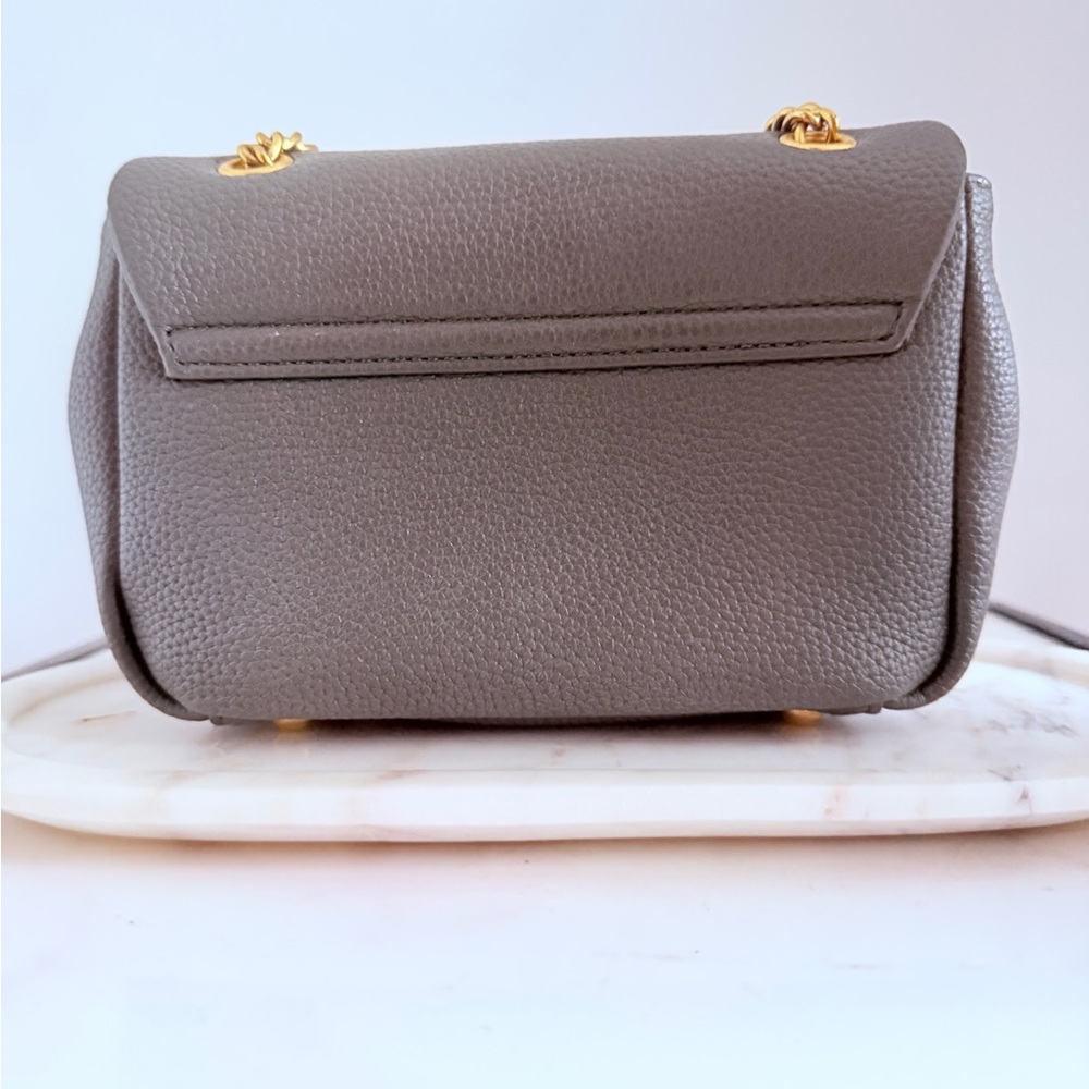 Glamaholic Olive Green Mini Pebble Flap Bag - Picture 2 of 4
